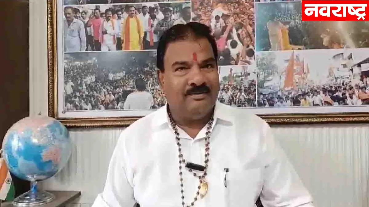 Shivsena Shinde Group Mla Sanjay Gaikwad Gives Reason Behinde The Beating To Youngerster In Shivjayanti Nrpm