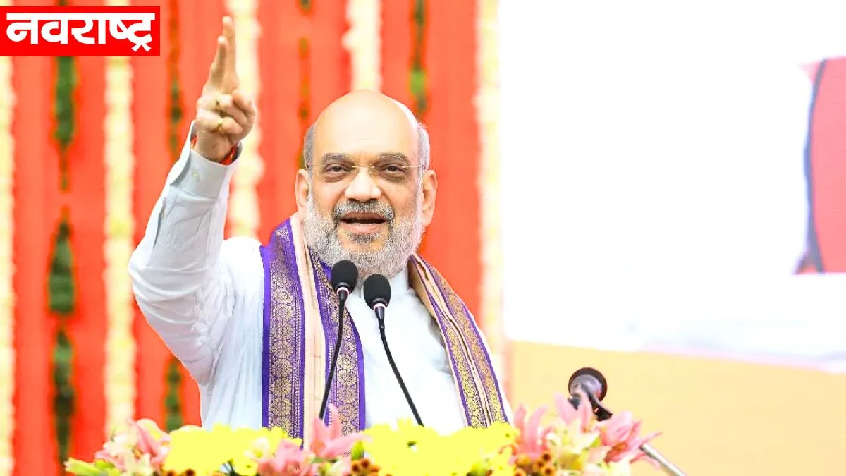 Amit Shahs Attack On Opposition They Said Fake Shiv Sena Fake Ncp And Remaining Ardhi Congress Will Develop State In Maharashtra Nryb