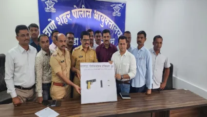 विदेशी बनावटीचे पिस्तूल बाळगणाऱ्या सराईत गुन्हेगाराला ठोकल्या बेड्या