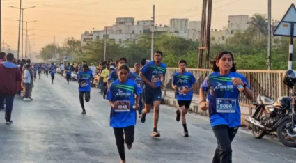 दौंडमध्ये आंतरराष्ट्रीय मॅरेथॉन स्पर्धा उत्साहात; तब्बल अडीच हजार स्पर्धकांचा सहभाग