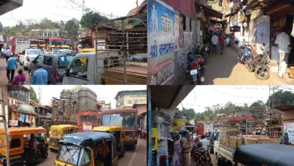 राजापूर शहरात वाहन पार्किंगचा प्रश्न ऐरणीवर, राजापूर नगरपरिषद नो पार्किंगचे बोर्ड लावण्यात व्यस्त