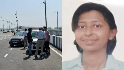 अटल सेतूवरुन उडी मारून महिलेची आत्महत्या