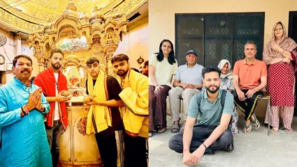 तुरुंगातून बाहेर आल्यानंतर एल्विश यादवने सिद्धिविनायक मंदिरात टेकवला माथा