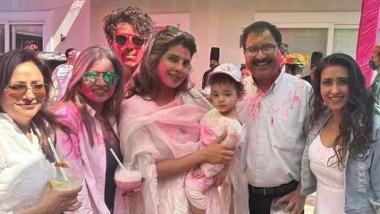 होळीच्या पार्टीत पती निक जोनससोबत प्रियांकाचा जबरदस्त डान्स, मुलगी मालतीसोबतही सेलेब्रेशन; फोटो व्हायरल!