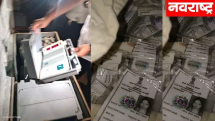 ठाण्यात भंगारात पडले आहेत EVM मशीन अन् मतदान कार्ड; जितेंद्र आव्हाडांनी फोटो शेअर करत व्यक्त केली नाराजी