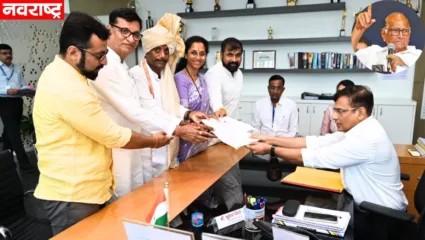 महाविकास आघाडीच्या तिन्ही उमेदवारांचा अर्ज दाखल; पुण्यातील सभेत शरद पवारांचा भाजपवर हल्लाबोल, म्हणाले, “हा केवळ सत्तेचा उन्माद….” 