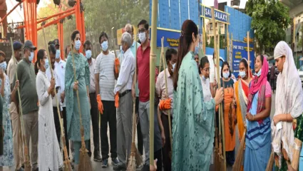 केडीएमसी परिक्षेत्रात राबविण्यात आली सर्वंकष स्वच्छता मोहीम
