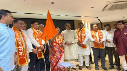 लीना गरड यांच्या हाती भगवा