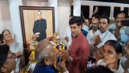 कल्याण पूर्वेत डॉ बाबासाहेब आंबेडकर जयंती उत्साहात साजरी, खासदार श्रीकांत शिंदे यांनी दिल्या शुभेच्छा