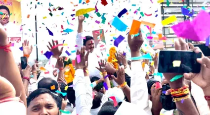 साताऱ्यात जोरदार शक्तिप्रदर्शन; ‘चव्हाण साहेब आणि पवार साहेबांचा सातारा जिल्हा अबाधित राहील’; शशिकांत शिंदेंचा विश्वास