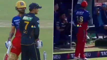 सामन्यादरम्यान विराट कोहली शुभमन गिलशी भिडला, व्हिडीओ व्हायरल