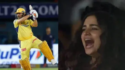 IPL 2024 मध्ये महेंद्रसिंग धोनीने षटकार ठोकताच आयशा खान क्लीन बोल्ड, व्हिडीओ व्हायरल