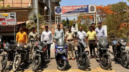दुचाकी चोरणाऱ्या तिघांना बेड्या, सात वाहने जप्त; चिखली पोलिसांची कारवाई