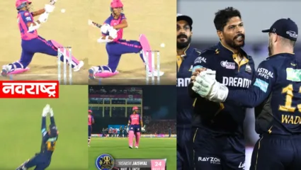 यशस्वी जयस्वालची अतिहुशारी नडली; उमेश यादवला दिले गिफ्ट; फुकट विकेट घेत गुजरात टायन्सला मिळाली पहिली सफलता