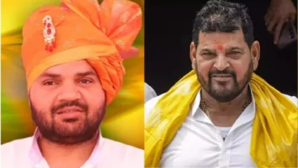 भाजपाचे उमेदवार भूषण सिंह यांच्या गाडीच्या ताफ्याने 3 मुलांना चिरडले, दोघांचा जागीच मृत्यू