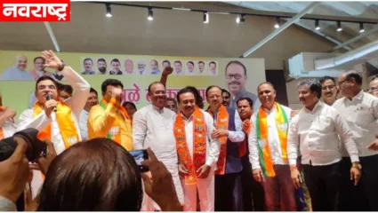 निवडणूकीच्या तोंडावर कॉंग्रेसला खिंडार! नाशिकच्या माजी जिल्ह्याध्यक्षांचा भाजपमध्ये प्रवेश