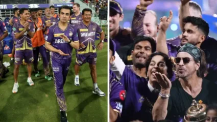 KKR चॅम्पियन झाल्यानंतर, SRK चे हळवे क्षण