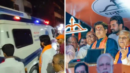 श्रीकांत शिंदेंची दिसली हळवी बाजू! प्रचार रॅलीत रुग्णवाहिनीला करुन दिली मोकळी वाट