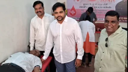 कल्याण पूर्वेत रक्तदान शिबिराचे आयोजन,नागरिकांचा मोठा सहभाग