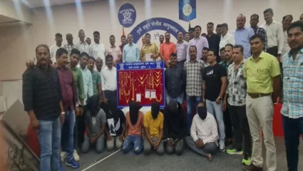 ज्वेलर्सवर दरोडा टाकणारी टोळी जेरबंद; तब्बल ‘इतक्या’ लाखांचा मुद्देमाल जप्त