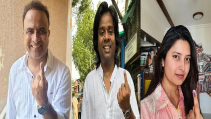 मराठी कलाकारांनी बजावला मतदानाचा हक्क; समीर चौघुले, प्राजक्ता माळीसह स्वप्नील जोशीने केलं मतदान