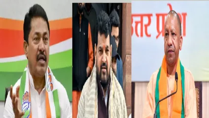 योगी आदित्यनाथ ब्रिजभूषण सिंगवर का बोलत नाहीत?; नाना पटोलेंचा सवाल
