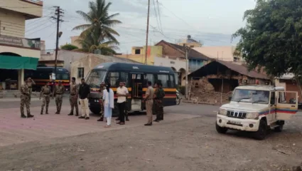 पिंपोडे बुद्रुक गावाला पोलीस छावणीचे स्वरुप; ‘या’ कारणावरुन भाजप-शरद पवार गटात हाणामारी