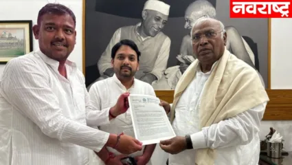 विशाल पाटील काँग्रेस सोबतच…काँग्रेस अध्यक्ष मल्लिकार्जुन खर्गे यांना दिले पाठिंब्याचे पत्र 
