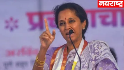 पुण्यात सुप्रिया सुळेंचे जोरदार शक्तीप्रदर्शन; नतमस्तक होऊन मानले मतदारांचे आभार