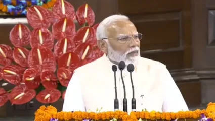 पुढची 10 वर्ष सत्ता कायम ठेवणार, NDA च्या बैठकीत नरेंद्र मोदी यांचे वक्तव्य