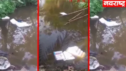 पश्चिम बंगालमधील मतदान केंद्रावर एकच गोंधळ; मतदानावेळीच EVM मशीन फेकले तलावात