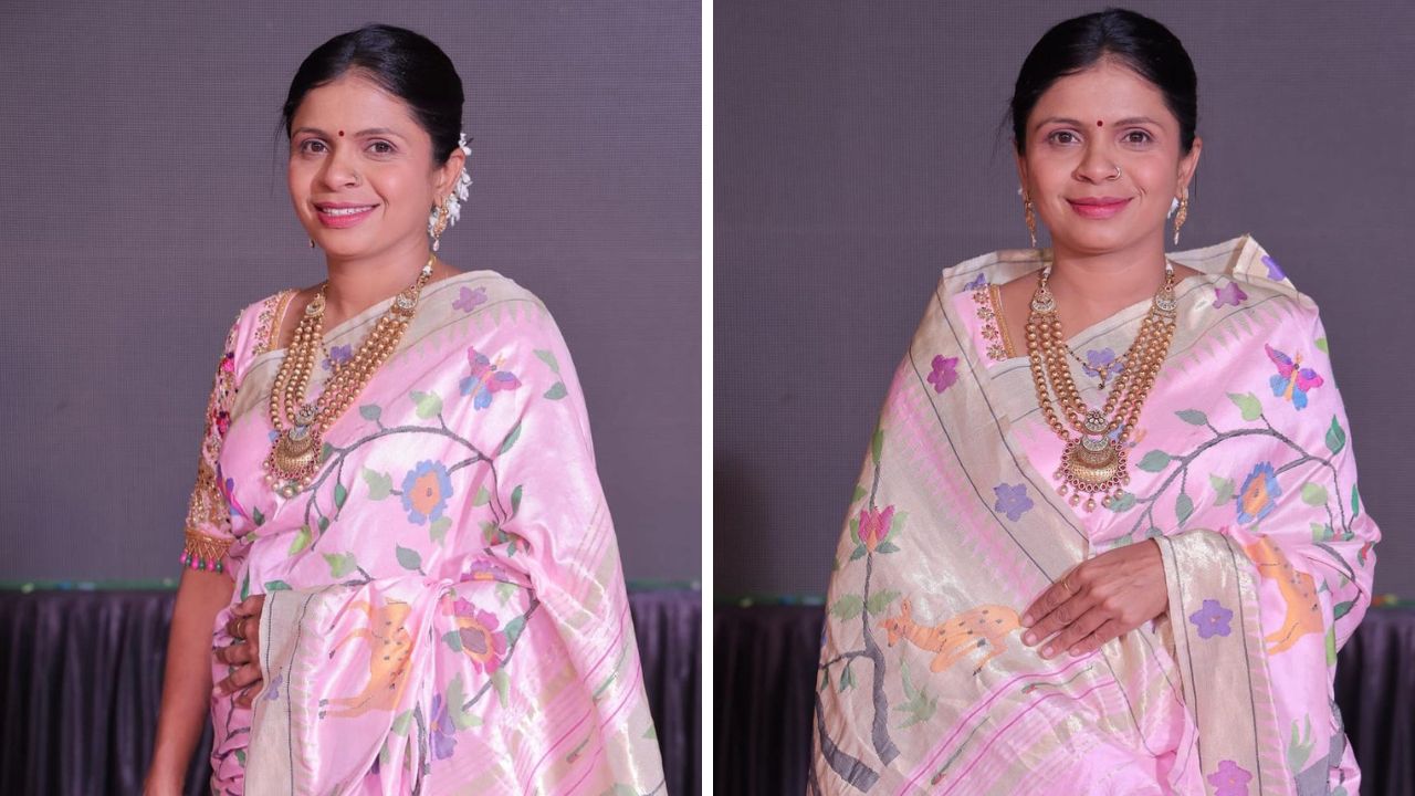 पैठणी साडी (फोटो सौजन्य-इंस्टाग्राम/ ssudamini handloom )