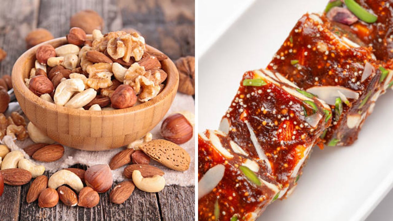 साखर गुळाचा वापर न करता कपभर ड्रायफ्रुटची तयार करा पौष्टीक बर्फी, हाडांना मिळेल ताकद