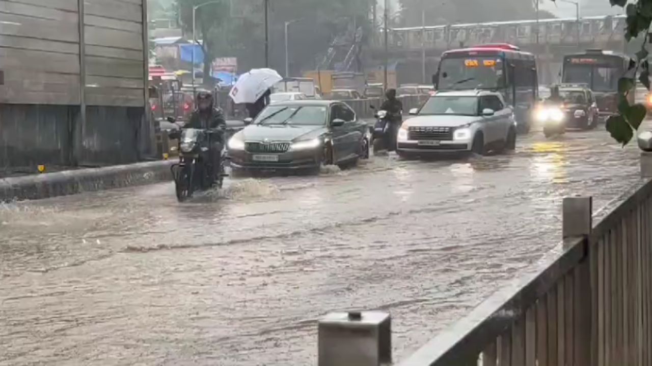 मुबंईमध्ये पावसाचे थैमान! कल्याणमध्ये मध्यरात्रीपासून पावसाची बॅटींग