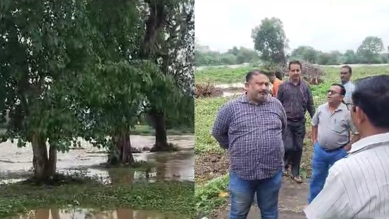 Rivers Flood Due To Heavy Rain In Buldhana Notice To The Administration Of Mla Fundkar