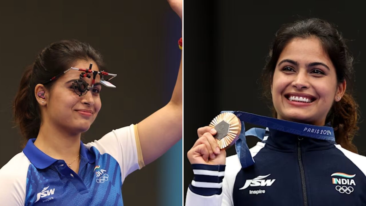 भारताला पॅरिस ऑलिम्पिकमध्ये पदक मिळवून देणारी पहिली भारतीय महिला मनु भाकर हिने इतिहास रचला आहे. तिने पॅरिस ऑलिम्पिकमध्ये भारताला कांस्य पदक मिळवून दिले आहे. फोटो सौजन्य - पॅरिस २०२४