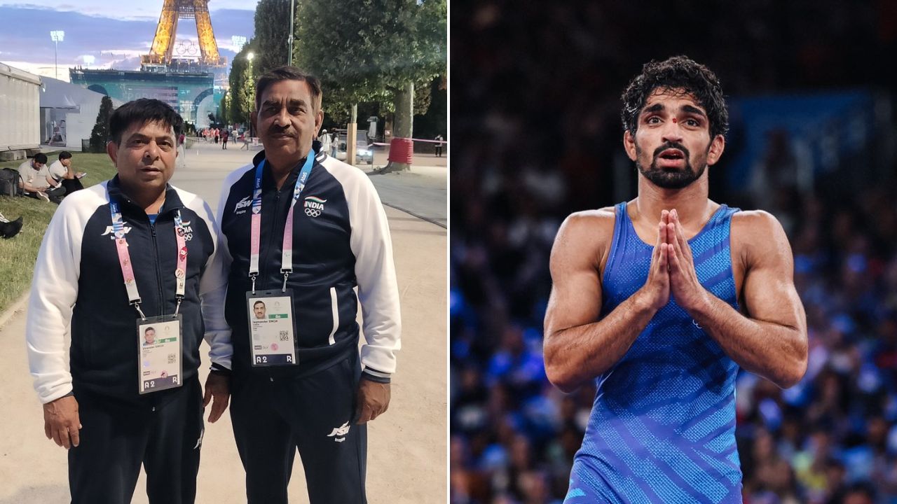 भारताचा कुस्तीपटू अमन शेरावतने ब्रॉन्झ मेडल सामन्यासाठी एका रात्रीत ४.५ किलो वजन केलं कमी!