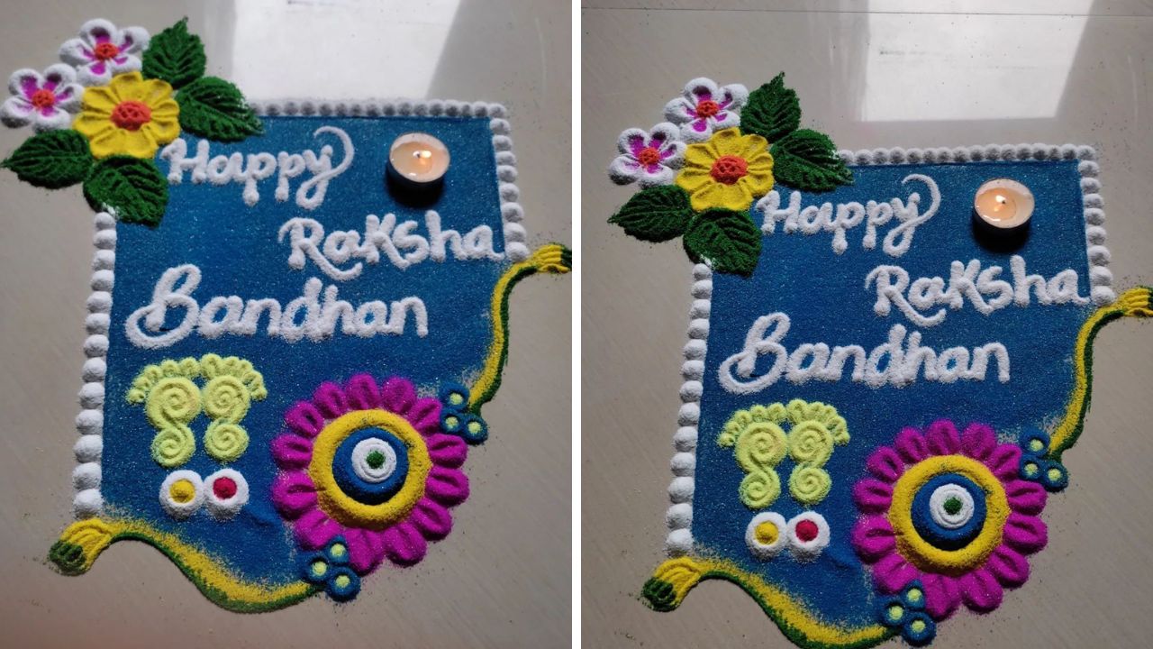 घरातील अंगणामध्ये किंवा दारात रांगोळी काढल्यानंतर सगळीकडे आनंद आणि उत्साहाचे वातावरण असते. त्यामुळे तुम्ही पेन किंवा रांगोळी टूल्सचा वापर करून सुद्धा छान रांगोळी काढू शकता. 