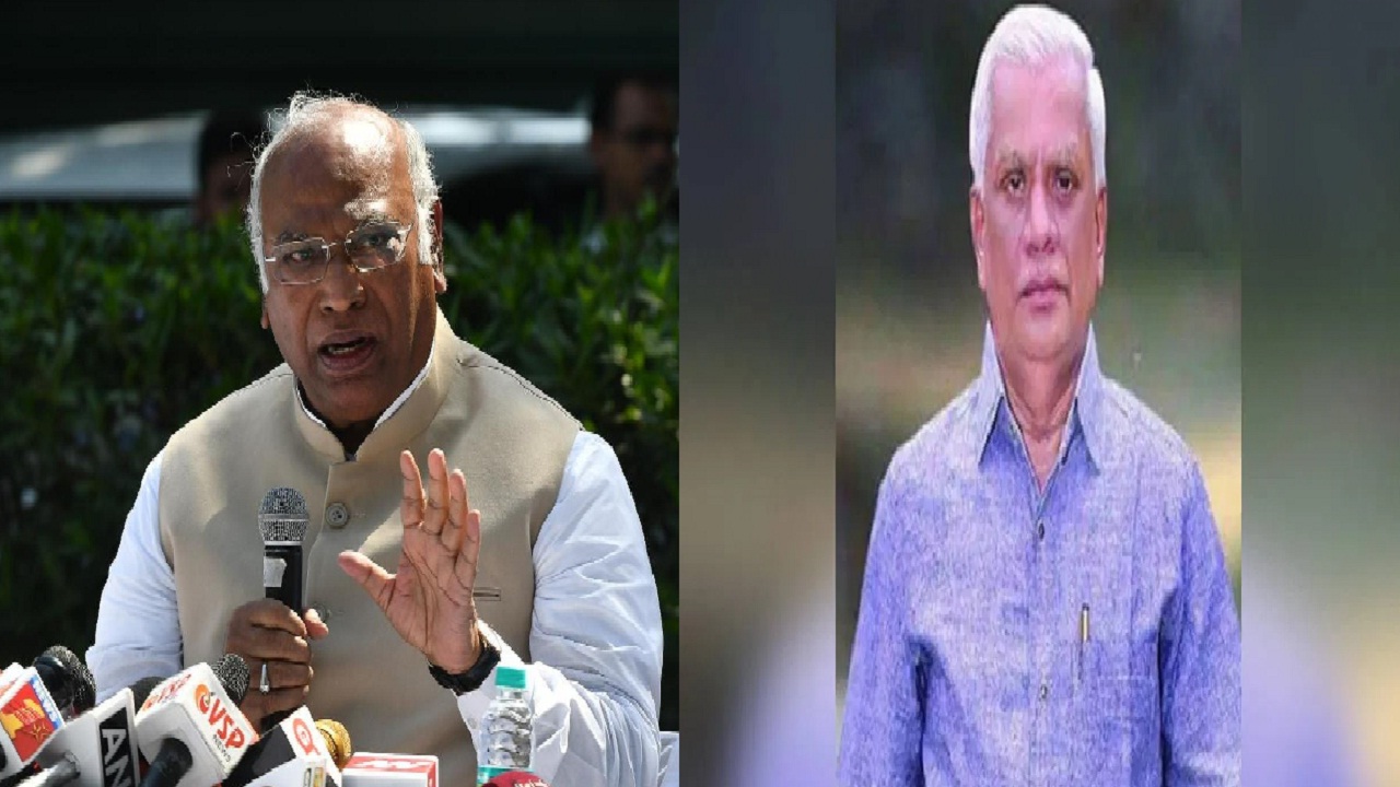 With The Death Of Vasantrao Chavan We Have Lost A Loyal And Fighting Worker Mallikarjun Kharge Nrdm