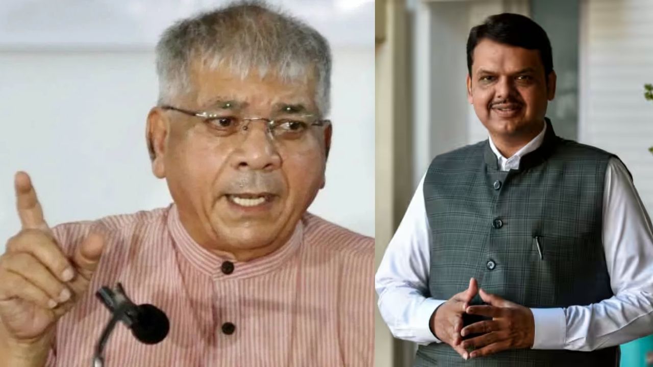 Vba Leader Prakash Ambedkar Criticized Dcm Devendra Fadnavis For Chhatrapati Shivaji Maharaj Statue Collapse