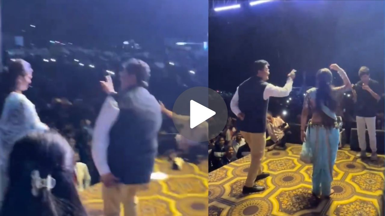 Bjp Mla Sandeep Dhurve Dance With Gautami Patil Video Viral