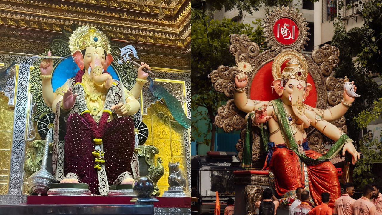 Ganesh Chaturthi २०२४: मुंबईत गणेशोत्सवाचा जल्लोष, पहा मुंबईतील गणपतींचे खास फोटो (फोटो सौजन्य - इंस्टाग्राम)