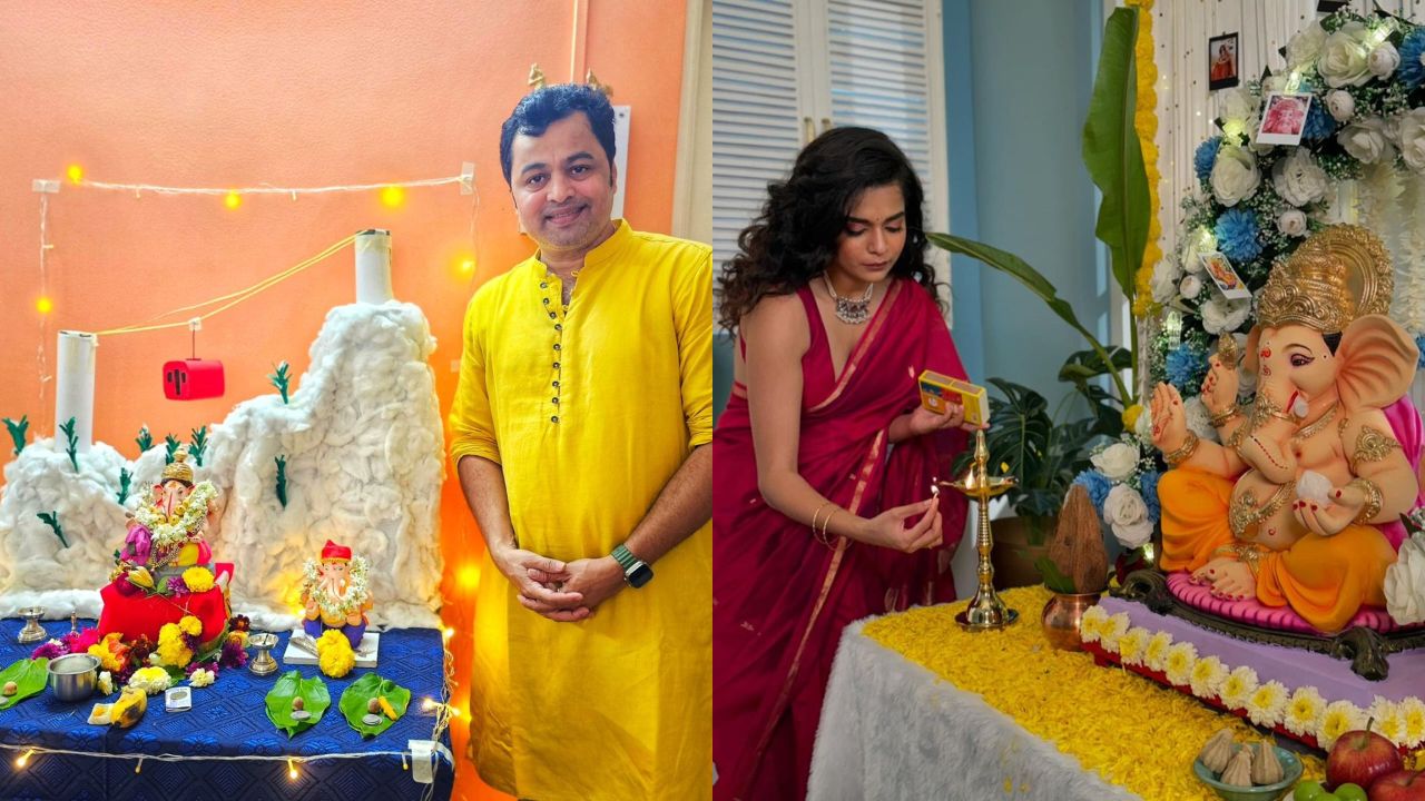 Ganeshostav 2024 : मराठी कलाकारांच्या घरी झालं बाप्पाचं आगमन! पाहा काही खास फोटो (फोटो सौजन्य - Instagram)