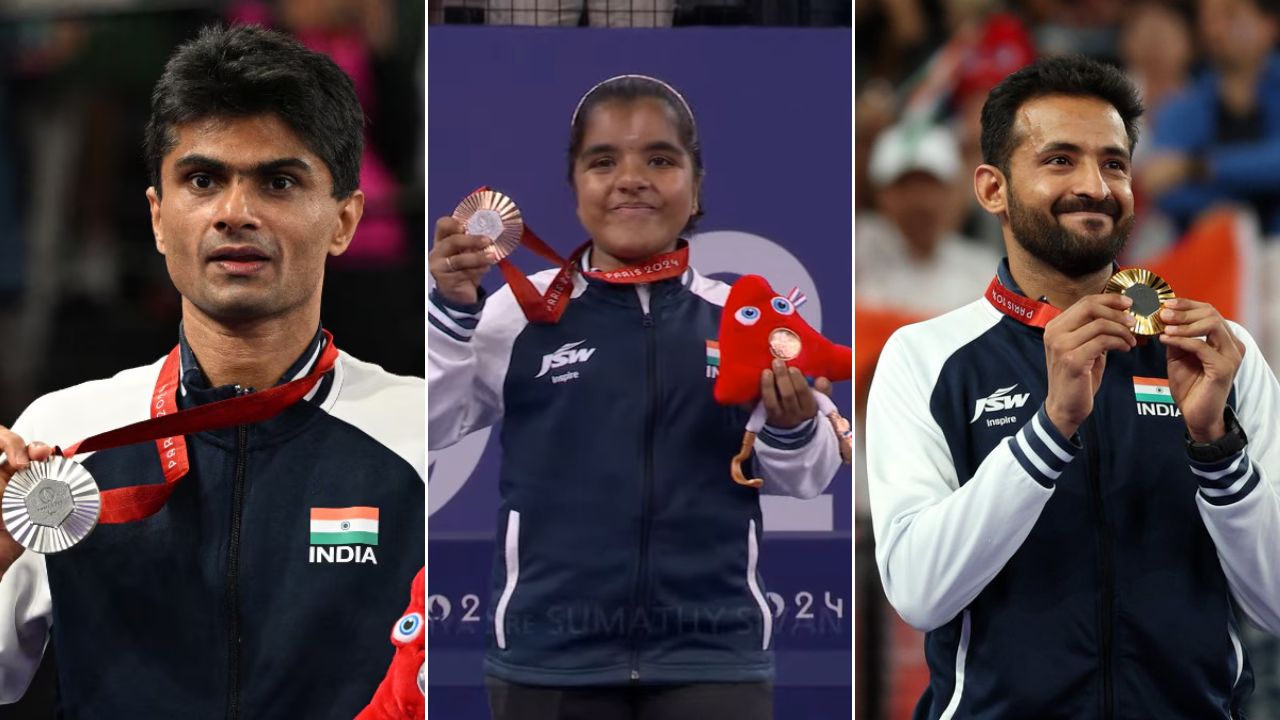 भारताच्या पॅरा बॅडमिंटनपटूंनी दमदार कामगिरी करत पाच मेडल नावावर केले आहेत. फोटो सौजन्य - The Khel India/The Hindu/पॅरिस पॅरालिम्पिक युट्युब