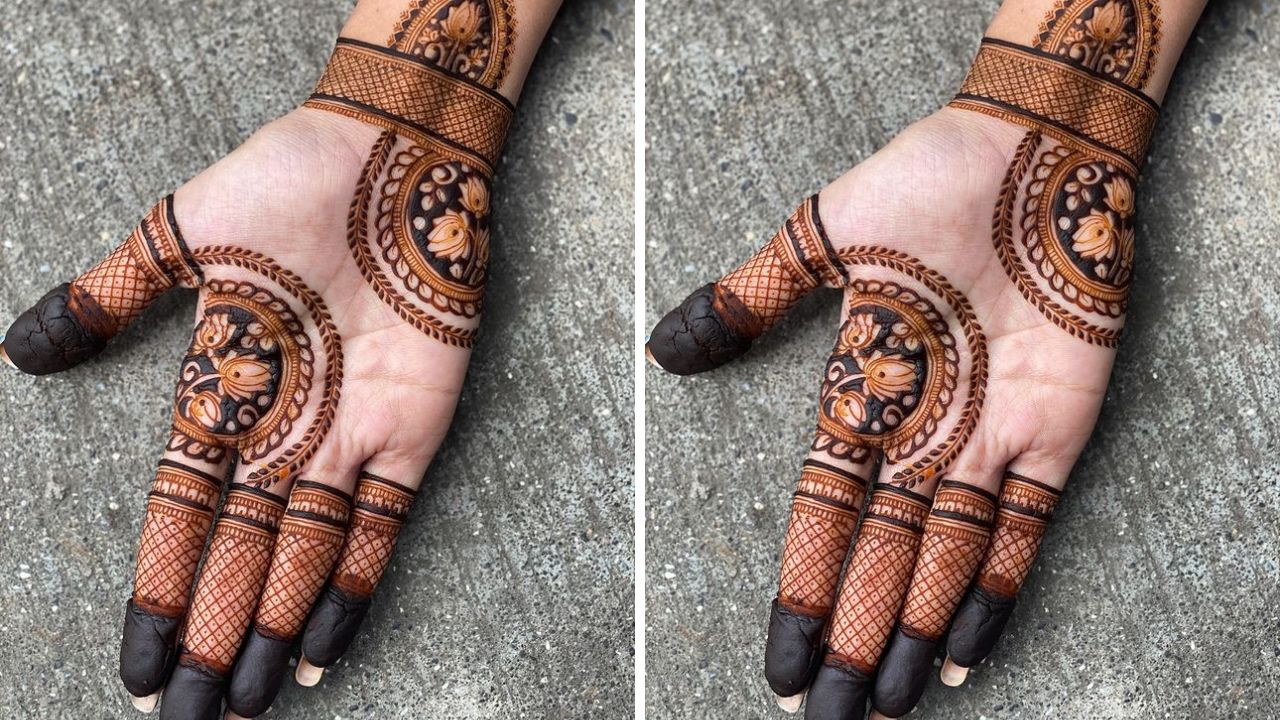 हल्ली सगळीकडे हिना मेहंदीचा ट्रेंड आला आहे. हिना मेहंदी काढायला आणि दिसायला सुद्धा खूप सुंदर दिसते. तसेच हिना मेहंदीमध्ये खूप वेगवेगळ्या डिझाइन्स आहेत.