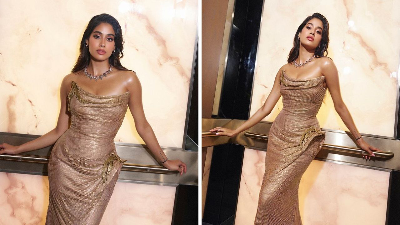 IIFA Award मध्ये अभिनेत्री जान्हवी कपूरने परिधान केलेल्या नेकलेसची किंमत ८ कोटी रुपये एवढी आहे. 