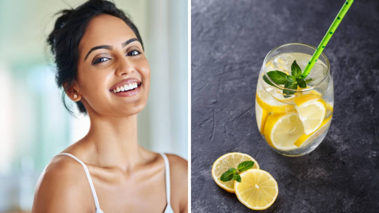 विटामिन सी युक्त लिंबू पाणी त्वचेसाठी अतिशय गुणकारी आहे. त्वचेवर आलेले पिंपल्स, डाग, पिगमेंटेशन कमी करण्यासाठी लिंबाचा रस मदत करतो. तसेच शरीरातील हानिकारक पेशींपासून त्वचेचे होणारे नुकसान कमी करण्यासाठी लिंबू पाणी फायदेशीर आहे.