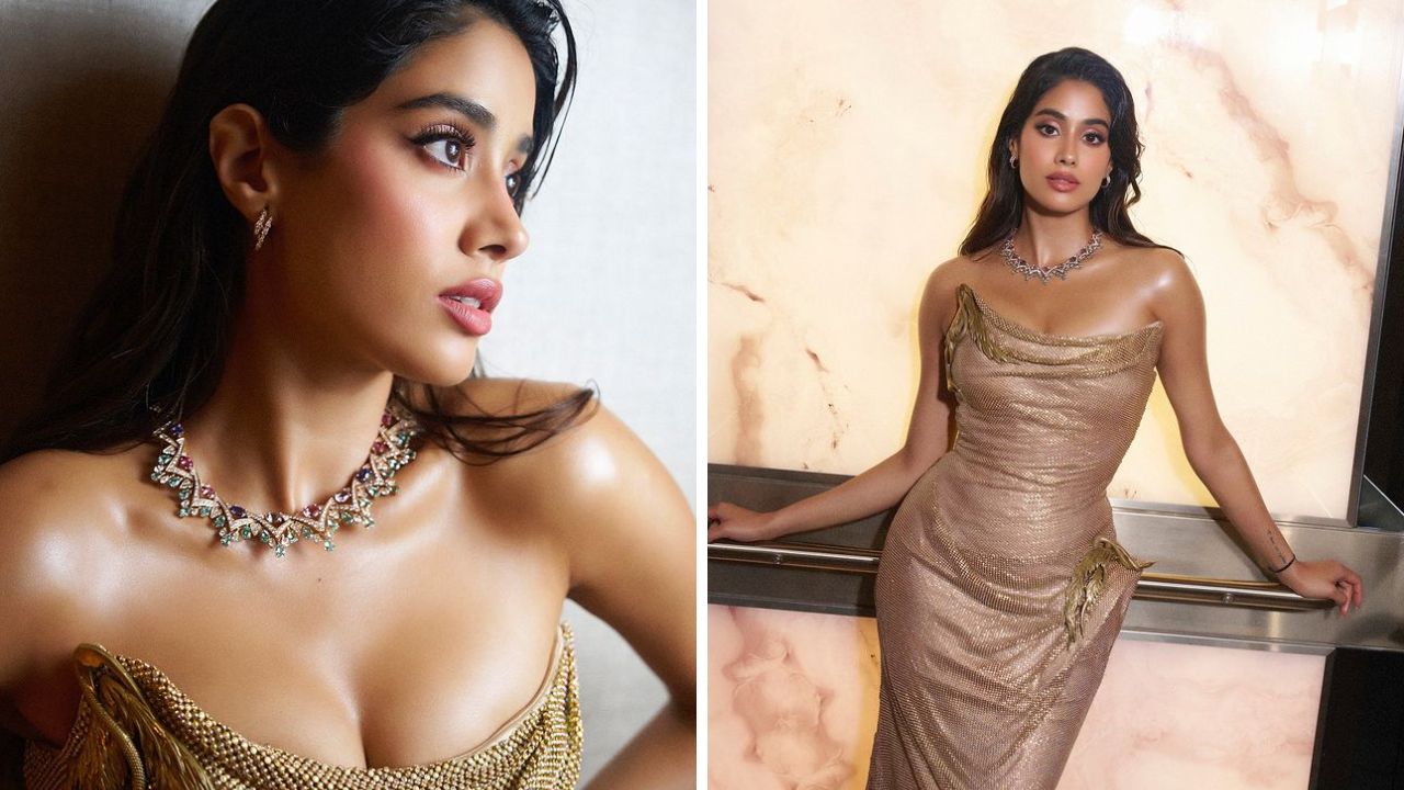 IIFA Award मध्ये अभिनेत्री जान्हवी कपूरच्या नेकल्सने वेधले साऱ्यांचे लक्ष, किंमत ऐकून तुम्हाला बसेल धक्का