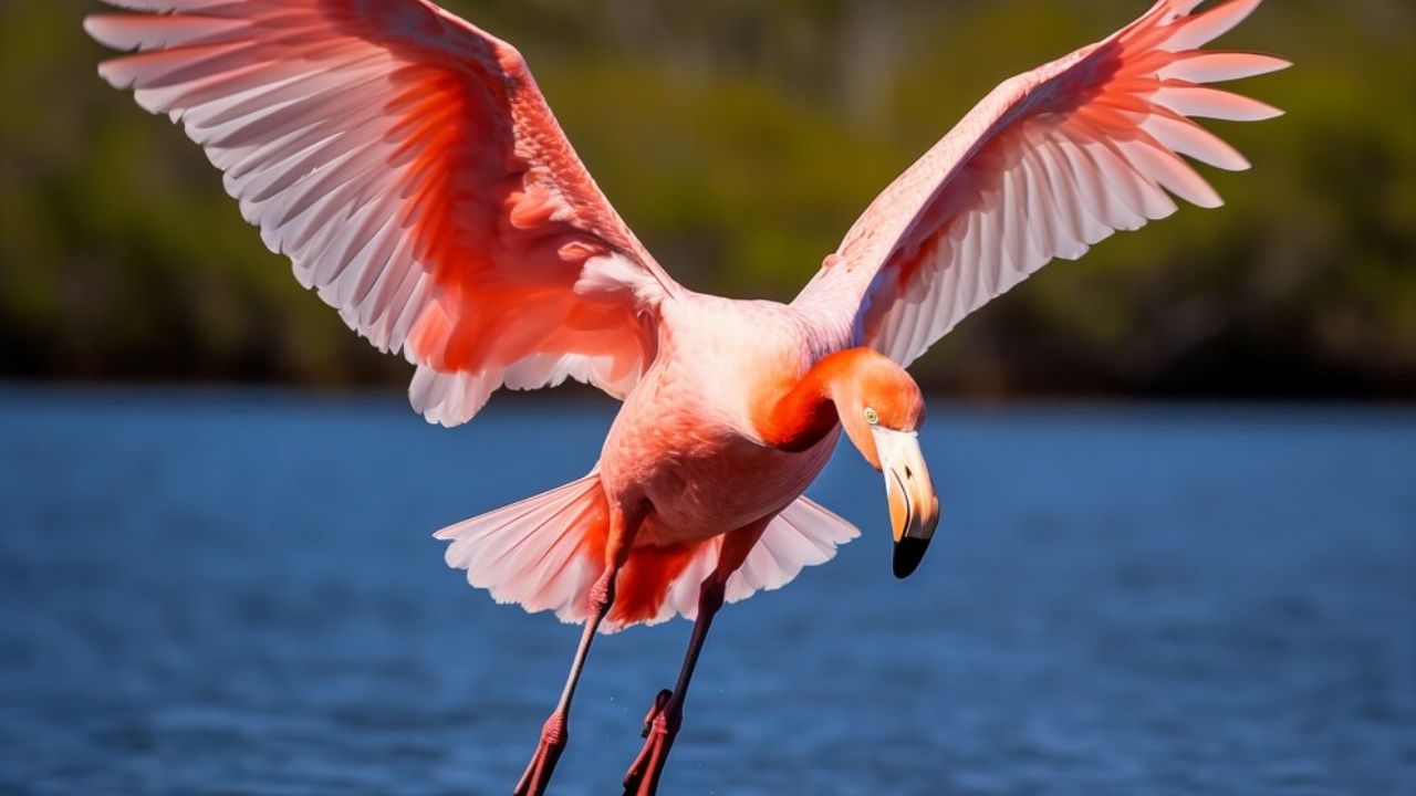 उदाहरणार्थ टांझानियामधील ओल डोन्यो लेंगाई ज्वालामुखीच्या आसपास सुमारे 2 दशलक्ष कमी फ्लेमिंगो राहतात. त्यांच्या पिसांचा रंग गुलाबी असतो आणि ते स्पिरुलिना नावाचे रंगद्रव्य शैवाल खातात ज्यामुळे त्यांची पिसे गुलाबी होतात. 