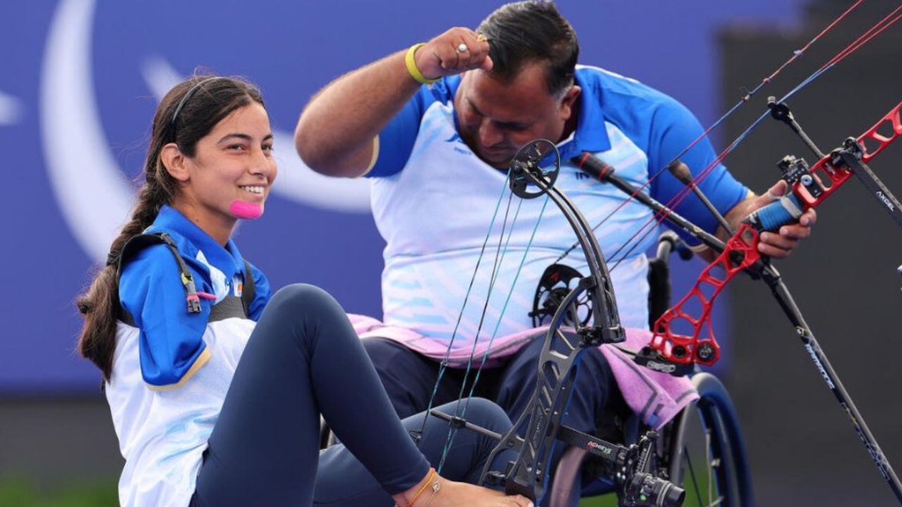 शीतल देवीने क्वालिफिकेशन राउंडमध्ये दमदार कामगिरी केली होती, परंतु तिला क्वार्टर फायनल सामन्यामध्ये १ पॉईंटमुळे स्पर्धेबाहेर व्हावे लागले होते. फोटो सौजन्य - World Archery सोशल मीडिया 